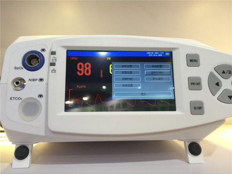 CE Approved Medical Table Top Oximeter with NIBP