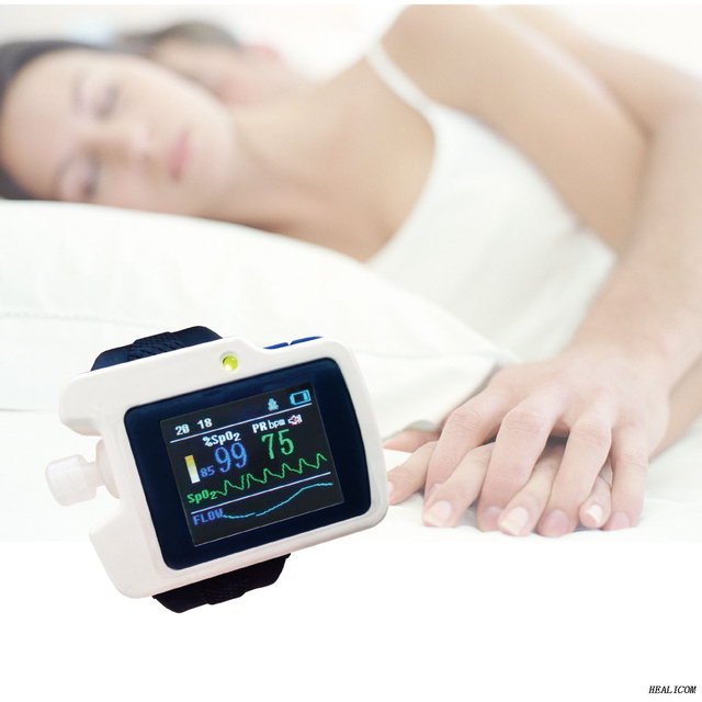 RS01 Patient Monitor COPD,Sleep Apnea Screen Meter,Respiratory Sleep Detector with PC Software 