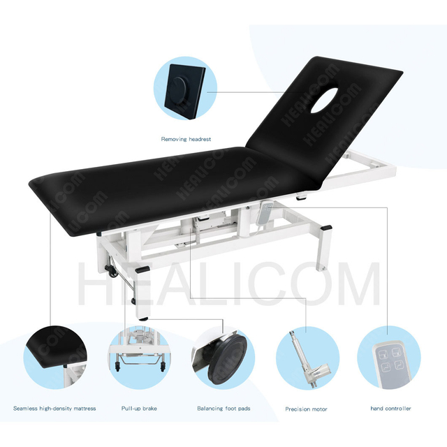 HET-02 Portable Examination Couch Physiotherapy Electric Therapy Treatment Bed 