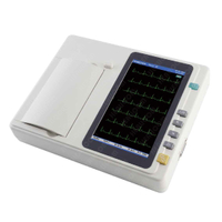 HE-301 601 Portable 3 channels Touch Screen Digital Ecg Machine