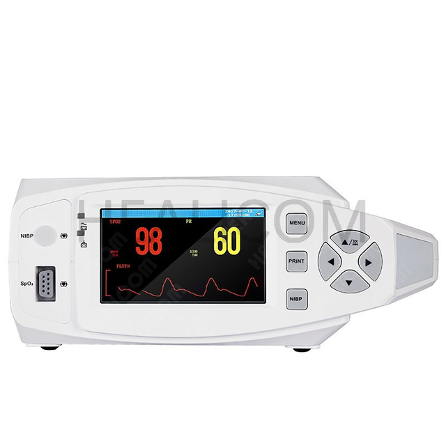 HP-810A 4.3-inch Desktop Color LCD Blood Oxygen And Heart Rate Monitoring Pulse Oximeter