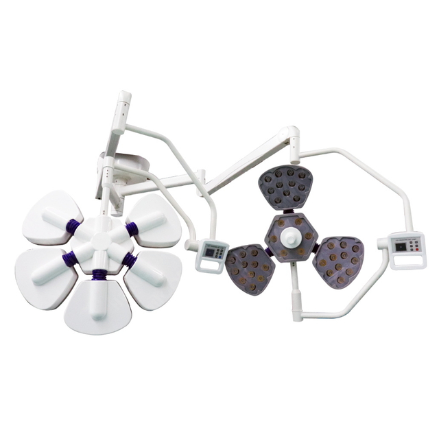 HLED-700/500F Medical 5+3 Petal Type Ceiling Surgical Shadowless Lamp LED Operating Light