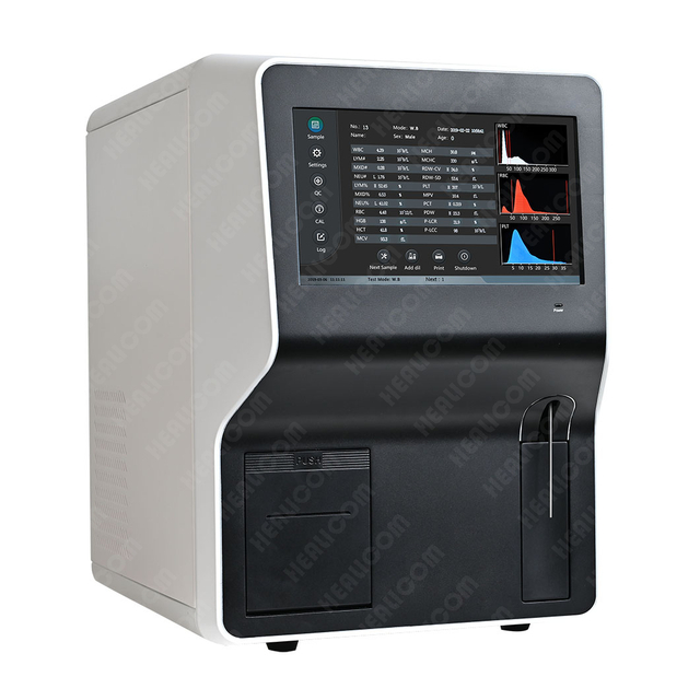 HMA-3000 Large LCD Touch Screen 3 Part Automatic Hematology Analyzer
