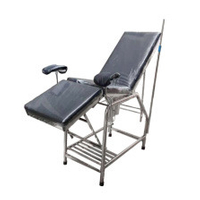 HGEB-04 Stainless Steel Manual Obstetric Examination Labor Gynecology Delivery Bed