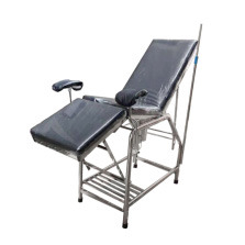 HGEB-04 Stainless Steel Manual Obstetric Examination Labor Gynecology Delivery Bed
