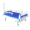 HC209 Clinic Stainless Steel Guardrail Pillars Manual Two Cranks Patient Hospital Bed