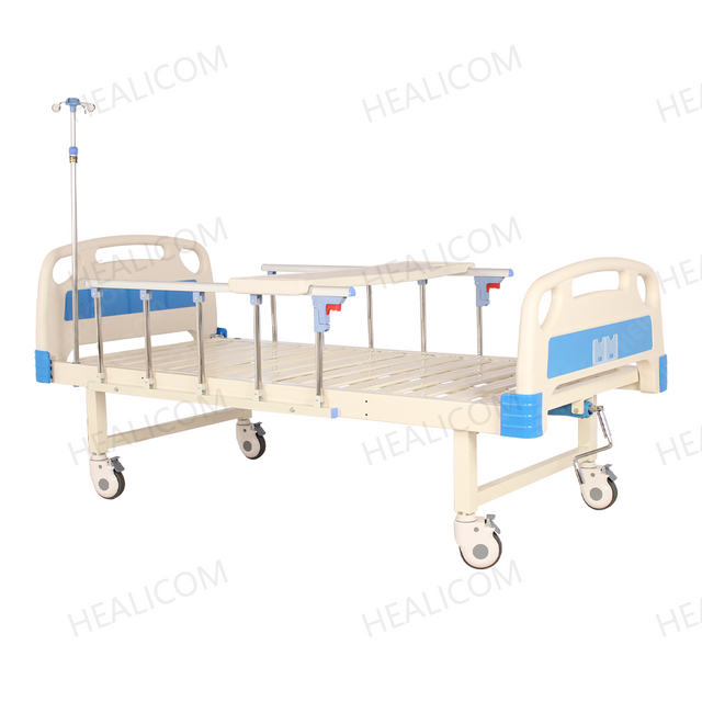 HC109 Hospital Furniture Single Crank Patient Medical Nursing Bed