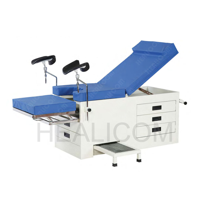 HA-24-2 Medical Manual Gynecology Bed Gynecological Examination Chair Obstetric Exam Table