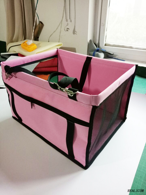 TPC0003 Mesh window folding Pet cage for safe travel Comfortable breathable Outdoor Portable 