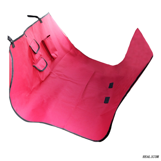TPD0006 Nonslip Waterproof Pet Dog Car Seat Cover Storage Pocket 