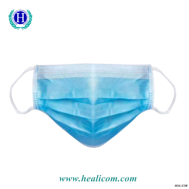 In Stock 3 Layers Highly Filtered Adult Ear Hanging Disposable Nonwoven Self-Protective Mask