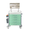 HZX-03 Four Silent Anti-Winding Castors Mobile Emergency Drugs Cart Anesthesia Trolley