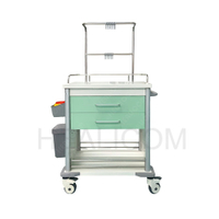 HZX-07 ABS Emergency Transfusion Clinic Movable Medicine Trolley Infusion Cart