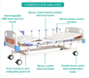 HDA-5 Two Functions Two Safety Motors Electric Hospital Medical Bed