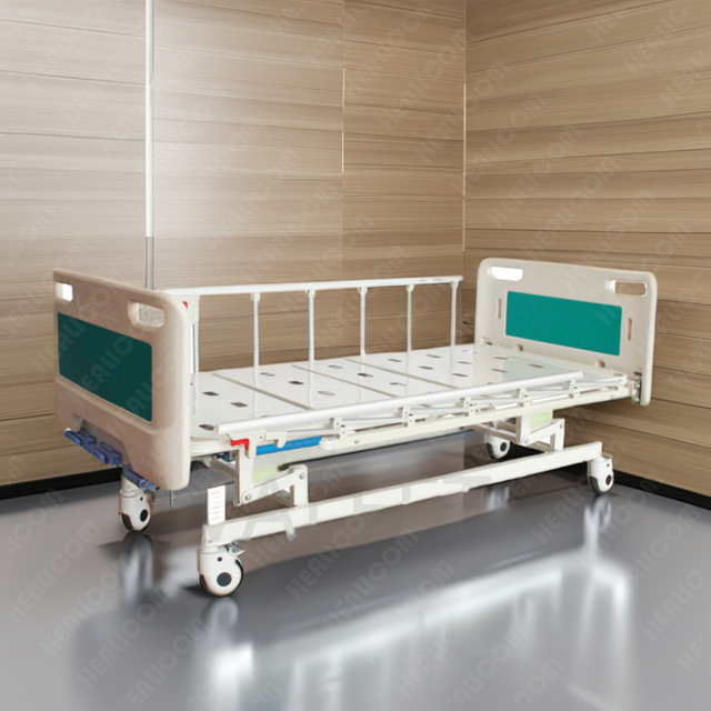 HA-2b Medical Manual Adjustable Three Crank Patient Nursing Hospital Bed