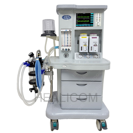 HA-300 Medical Aneasthesia Equipment Cart Type Anesthesia Ventilator 