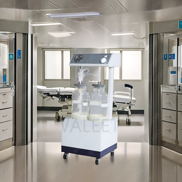 HLE-C233 PLUS Medical Equipment Mobile Surgical Aspirator Device Electric Suction Unit 
