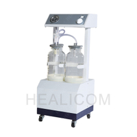 HLE-C233 PLUS Medical Equipment Mobile Surgical Aspirator Device Electric Suction Unit 
