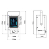 HFX-08BS China Portable Medical X-ray Digital X Ray Machine Price 