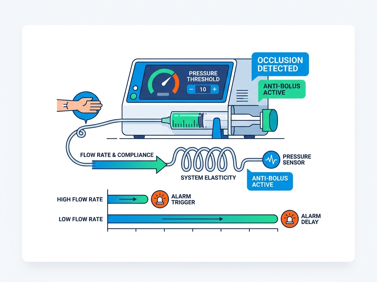 Syringe Pump Occlusion Alarm System