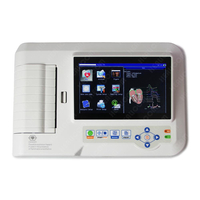 HE-06C Portable 6 Channel Digital ECG Machine with High-resolution Thermal Printing