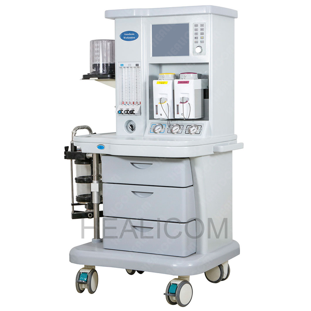 HA-300 Medical Aneasthesia Equipment Cart Type Anesthesia Ventilator 