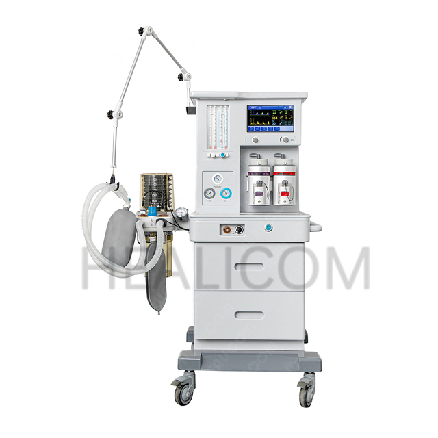 HA-200 Built-in Li Battery Trolly Medical Anesthesia Machine 
