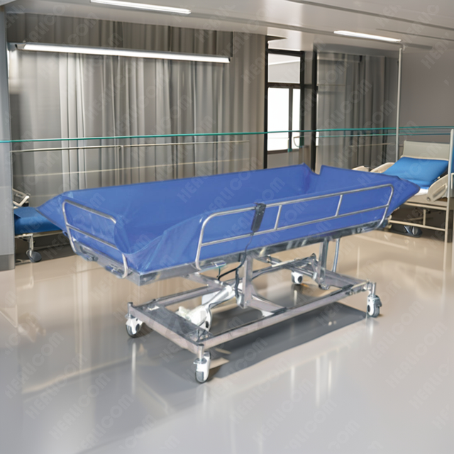 HDP-B204 Hospital Lifting Bath Height Adjusted Stainless Steel Electric Patients Shower Bed