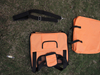 TPC0004 Portable Mesh window folding Pet Car Booster Seat for safe travel Comfortable breathable 