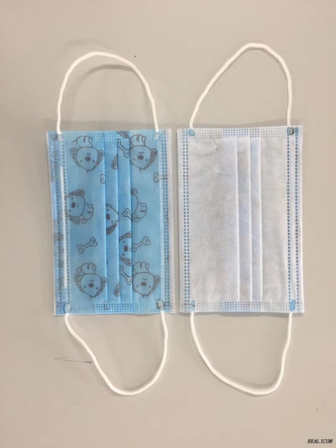 In Stock High Quality Disposable Nonwoven Self-Protective Children Face Mask Fical Mask