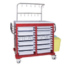 HITT-93007C Medical Multifunction Cart Hospital Emergency Infusion Trolley