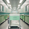 HZX-07 ABS Emergency Transfusion Clinic Movable Medicine Trolley Infusion Cart