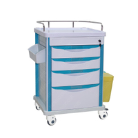 HMT-62512B Luxury ABS Medical Emergency Medicine Trolley