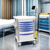 HMT-75076A6 Hospital Furniture Medical ABS Plastic Emergency Trolley Medicine Cart