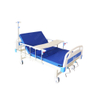 HC209 Clinic Stainless Steel Guardrail Pillars Manual Two Cranks Patient Hospital Bed