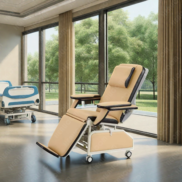 H-DC120F Hospital Adjustable Reclining Infusion Electric Dialysis Hemodialysis Chair