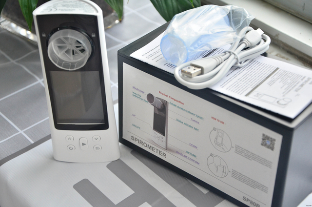 Cheapest HSP80B Pulmonary Lung Function Tests Analyzer Portable Spirometer spirometry lung testing devices