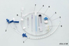 Medical consumables Disposable sterile double lumen central venous catheter kit