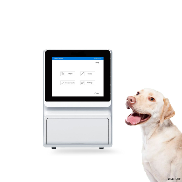 High precision accuracy Animal use V5 On-site Blood Chemistry Analyzer Fully automatic blood vet chemistry analyzer price