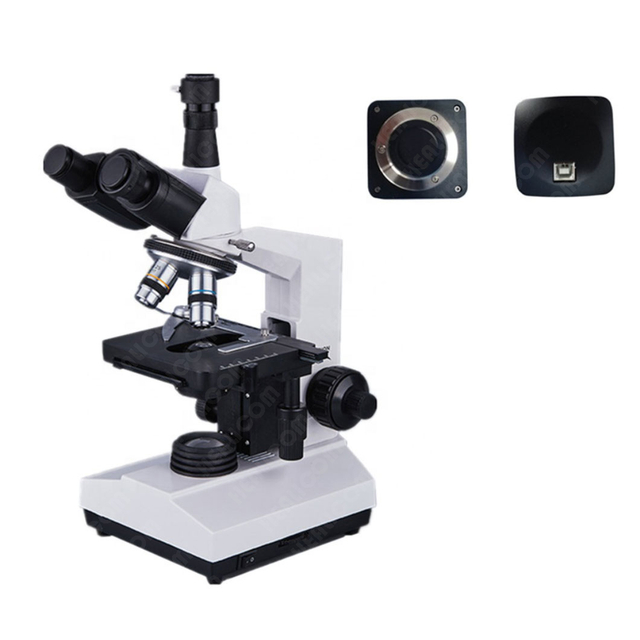 HXSZ-107TN laboratory Professional Wide-field Trinocular Biological Microscope
