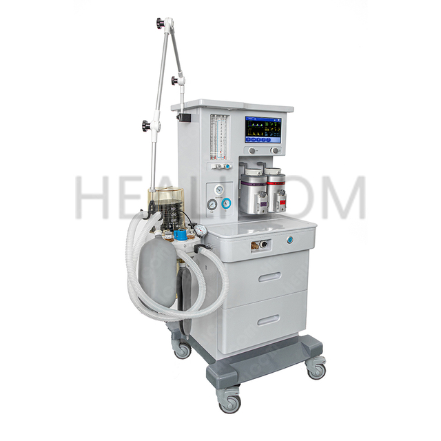 HA-200 Built-in Li Battery Trolly Medical Anesthesia Machine 