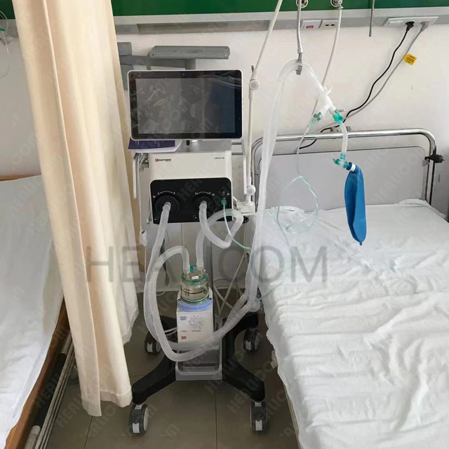 HV-V6 TFT Touch Screen Two Lithium Batteries ICU Ventilator