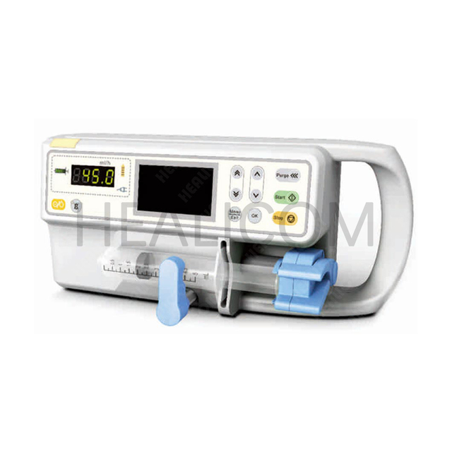 HY-900B Portable High Efficiency Double Display Medical Syringe Pump