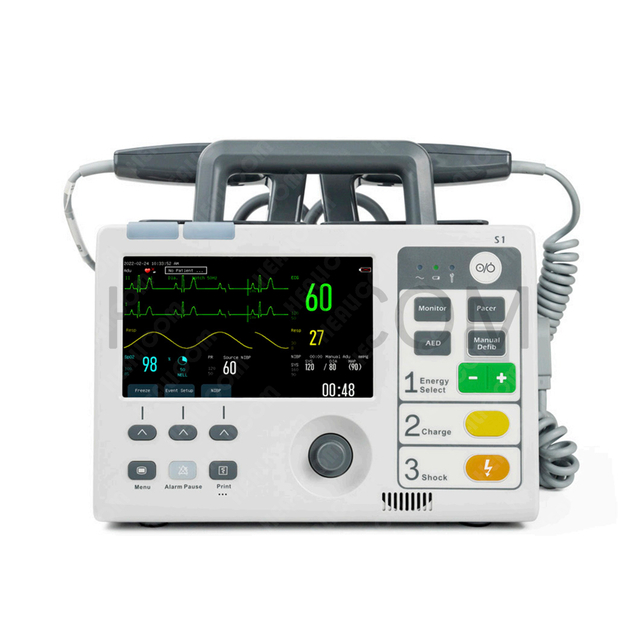 S1 Emergency Stronger Power Range Aed Lightweight First Aid Defibrillator 