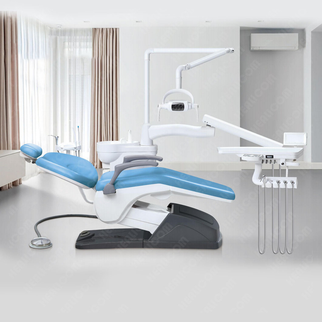 HD-2688A Electric Computer Controlled Noiseless Dental Exam Chair with Ceramic Spittoon