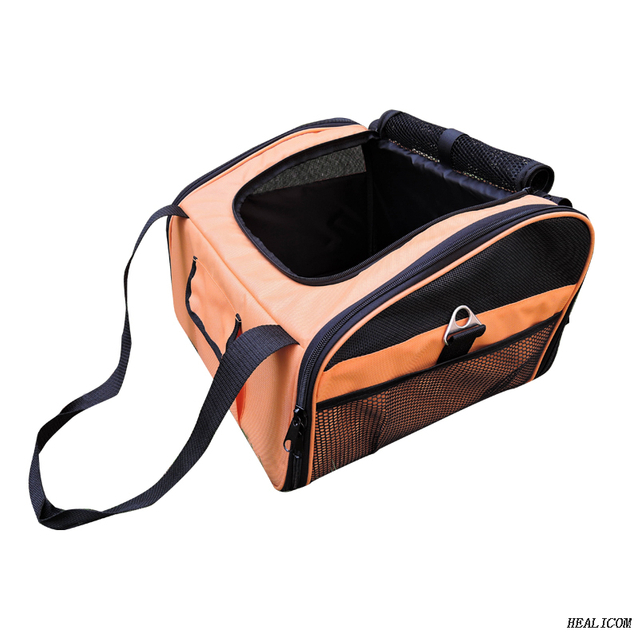 TPC0004 Portable Mesh window folding Pet Car Booster Seat for safe travel Comfortable breathable 