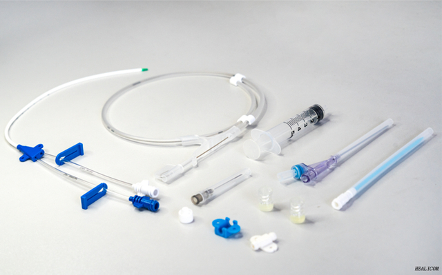 Medical consumables Disposable sterile double lumen central venous catheter kit