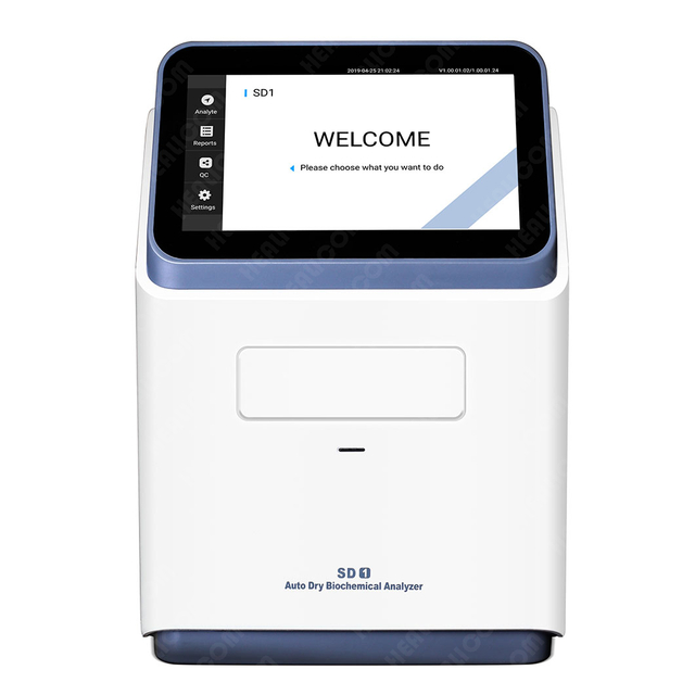 SD1 Portable 7 inch Large screen fully automated Dry Blood Chemistry analyzer