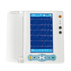 HE-12C Portable 12 Channel 12 Leads 9 Inch Color Touch LCD Screen Digital Electrocardiogram ECG Machine