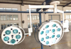 HL-1205 Hospital Double Head Ceiling Shadowless Operation Lamp 